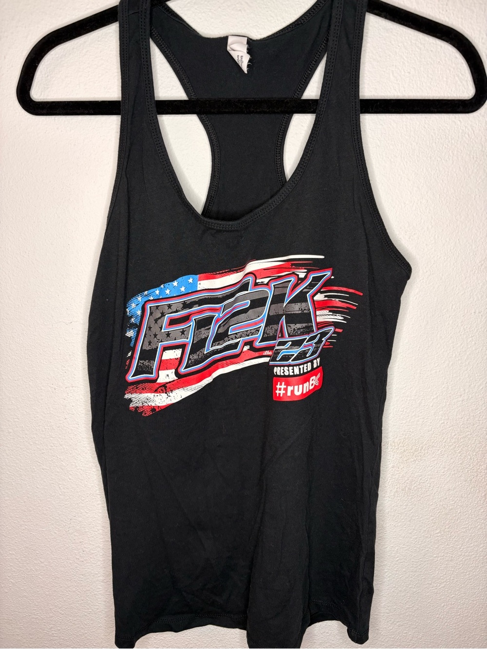 Next Level Apparel Black Racerback Tank Top-119